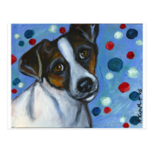 Portrait of a Jack Russell Postcards