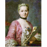 Portrait Of A Lady By Maurice Quentin De La Tour ( photo sculptures