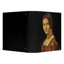 Portrait of a Lady from the Court of Milan 3 Ring Binder