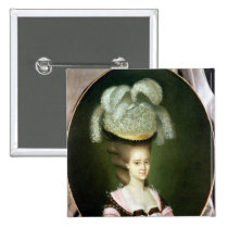 Portrait of a Lady in a Hat buttons