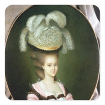Portrait of a Lady in a Hat stickers