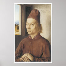 Portrait of a Man, 1462 Posters