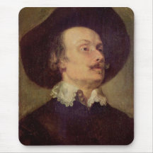 Portrait of a Man by Antoon van Dyck Mousepads