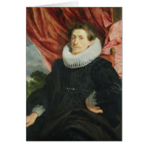 Portrait of a Man, c.1619 Greeting Card