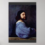 Portrait Of A Man (L'Ariosto) By Tizian Posters