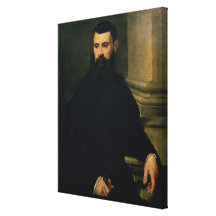 Portrait of a Man (oil on canvas) Gallery Wrap Canvas
