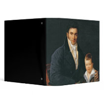 Portrait of a Member of the Barbet Family Vinyl Binder