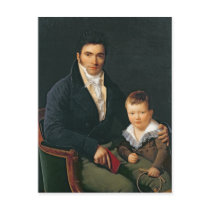Portrait of a Member of the Barbet Family Postcard