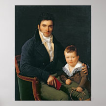 Portrait of a Member of the Barbet Family Print