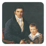 Portrait of a Member of the Barbet Family stickers