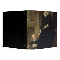 Portrait of a Nobleman and his Child Vinyl Binders