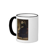 Portrait of a Nobleman and his Child Coffee Mugs