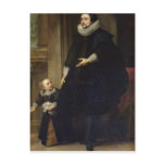 Portrait of a Nobleman and his Child Post Cards