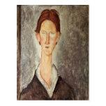 Portrait of a Student, c.1918-19 Postcard