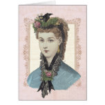 Portrait of a Victorian Beauty Vintage Collage