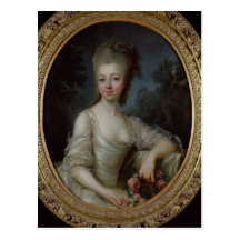Portrait of a Young Girl, 1775 Postcard