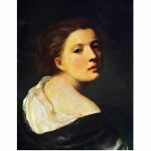Portrait Of A Young Girl By Greuze Jean-Baptiste ( Photo Cut Out