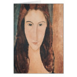 Portrait of a Young Girl Card