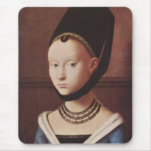 Portrait of a Young Girl Mousepad