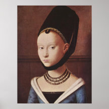 Portrait of a Young Girl Poster