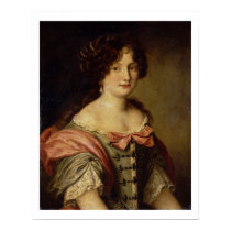 Portrait of a young lady posters
