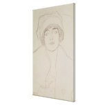 Portrait of a Young Woman Stretched Canvas Prints
