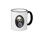 portrait of a zombie coffee mug