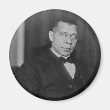 Portrait of Abolitionist Booker T. Washington Fridge Magnet