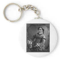 Portrait of African American Woman ~ 1850 Keychains
