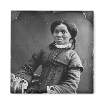 Portrait of African American Woman ~ 1850 Fridge Magnet
