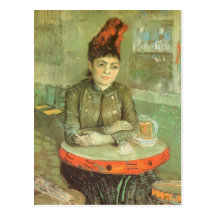 Portrait of Agostina Segatori by Vincent van Gogh Postcards