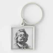 Portrait of Albert Ernest Carrier-Belleuse Key Chains