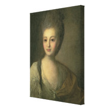 Portrait of Aleksandra P. Struyskaya  1772 Canvas Prints