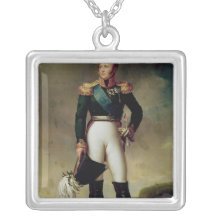 Portrait of Alexander I  1814 Personalized Necklace