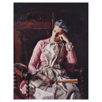 Portrait Of Amelia Van Buren By Thomas Eakins ( Full Colour Flyer