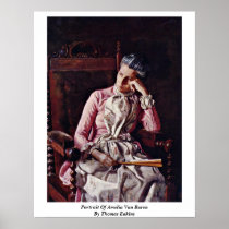 Portrait Of Amelia Van Buren By Thomas Eakins Poster