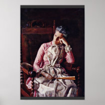 Portrait Of Amelia Van Buren By Thomas Eakins ( Poster