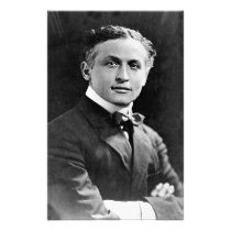 Portrait of American Magician Harry Houdini Photo Art