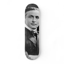 Portrait of American Magician Harry Houdini Skate Board Deck
