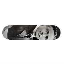 Portrait of American Magician Harry Houdini Skate Board Deck