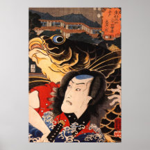 Portrait of An Actor with a Fish Print