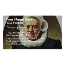 Portrait Of An Eighty-Three Women With A Millstone Business Card