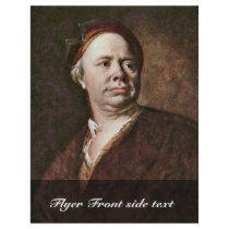 Portrait Of An Elderly Man,  By Peter Johannes Flyer Design