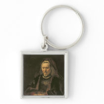 Portrait of an Elderly Woman, c. 1650 Key Chains