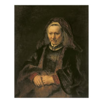 Portrait of an Elderly Woman, c. 1650 posters
