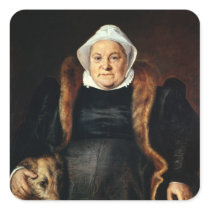 Portrait of an Elderly Woman Stickers