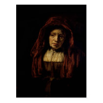 Portrait of an Old Woman postcards