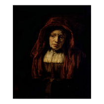 Portrait of an Old Woman posters