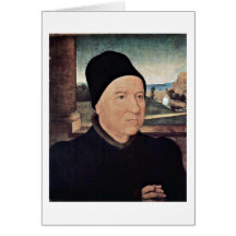 Portrait Of An Older Man By Hans Memling Greeting Cards