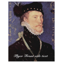 Portrait Of An Unknown Man By Hilliard Nicholas Full Colour Flyer